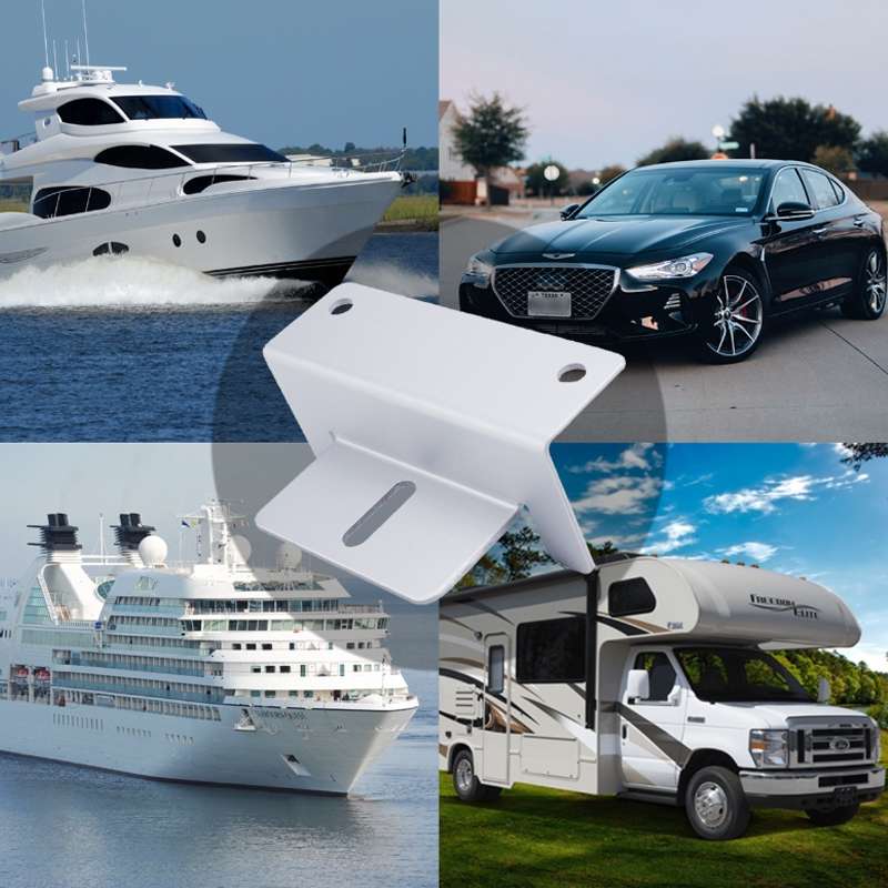 113pcs /Set RV Yacht Solar Panel Z-Shaped Aluminum Alloy Bracket(White)