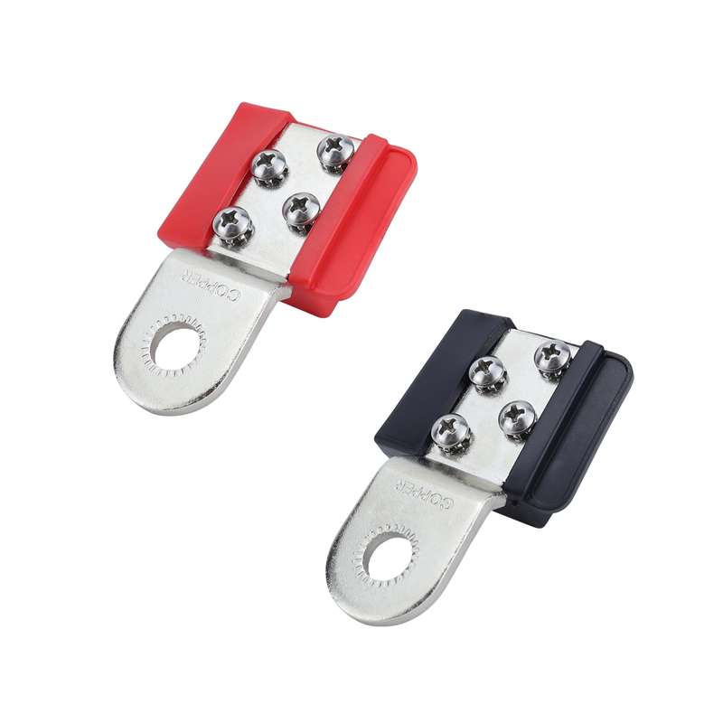 RV Yacht Industrial Distribution Box Copper Battery Terminal, Specifications: Two With Terminal