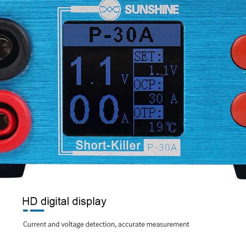 SUNSHINE P-30A Smart Anti-Burning Universal Mobile Phone Component Repair Motherboard Fault Detector