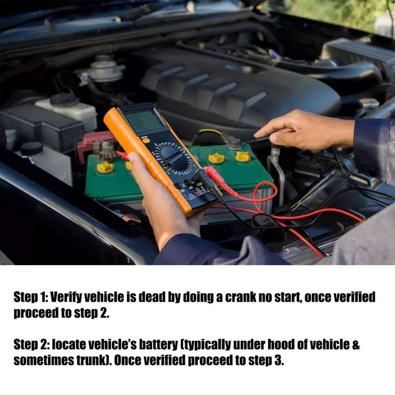 18V Car Battery Jumper Cable Clamp Auxiliary Starter