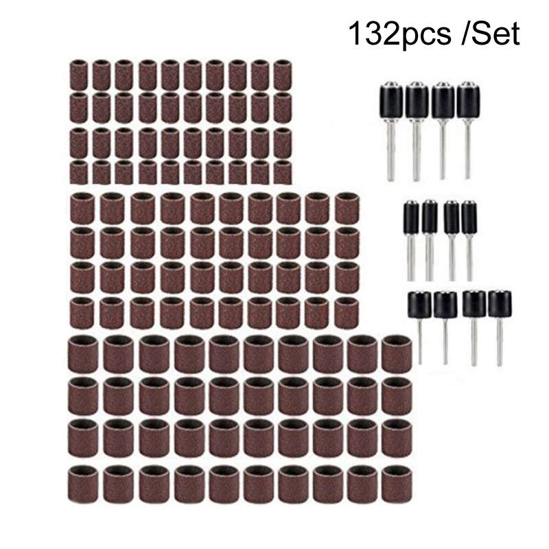 132pcs /Set Electric Grinder Woodworking Grinding Polishing Tool Set(Boxed)
