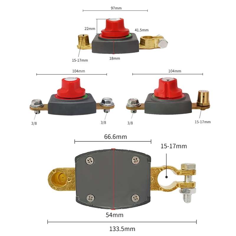 12V/24V Car Battery Negative Disconnect Switch Modification(Screw Type)