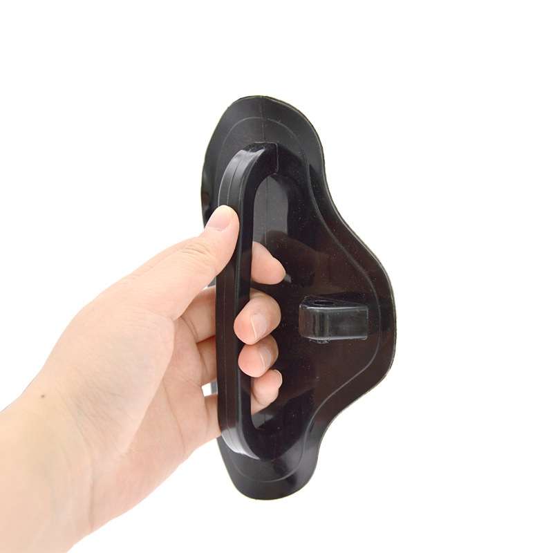 Triangular Safety Rope Traction Buckle Handle For Rubber Boat(Black)