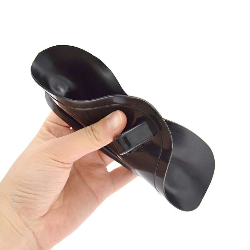 Triangular Safety Rope Traction Buckle Handle For Rubber Boat(Black)