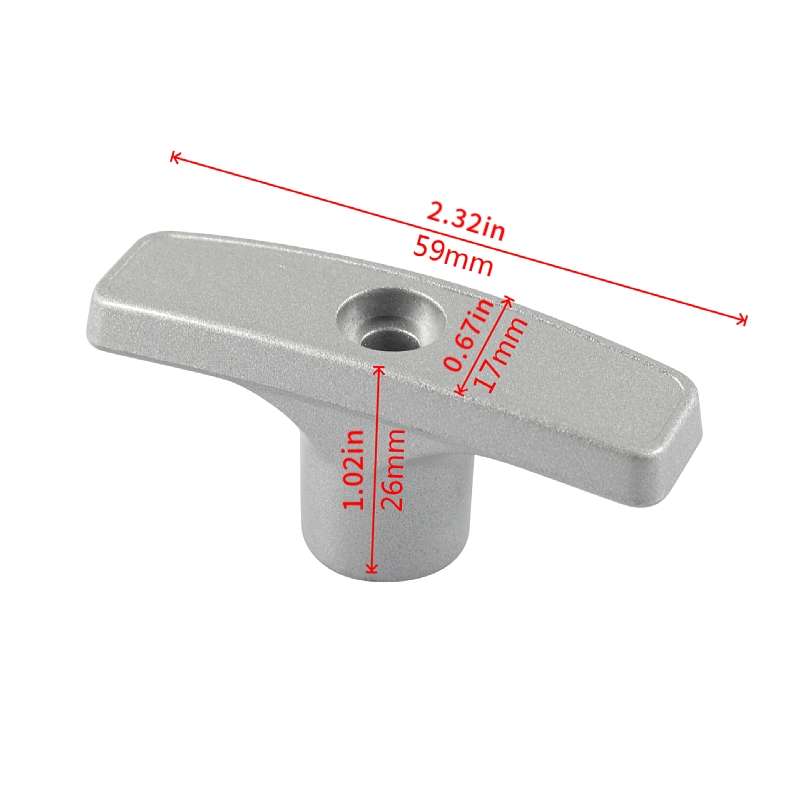 RV Waste Drain Valve Extension Rod Handle Kit(2 Pairs Handle Kit)