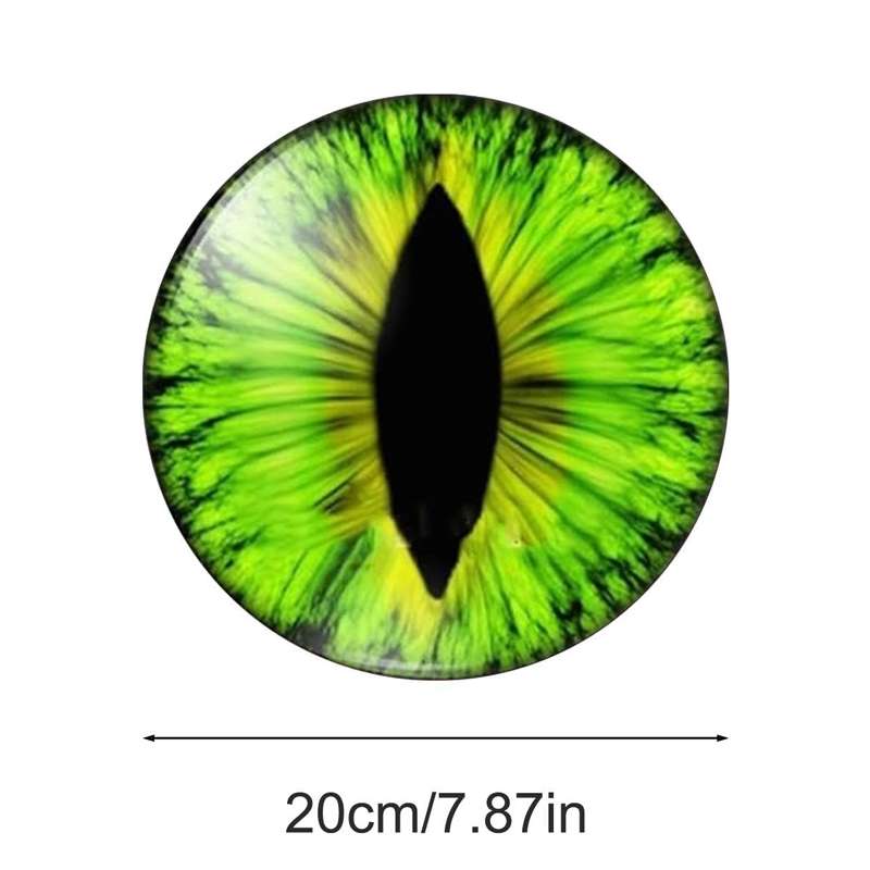 1pair Beast Eyes Headlight Decorative Stickers Off-Road Vehicle Front Lights Stereo Decals, Style: 3
