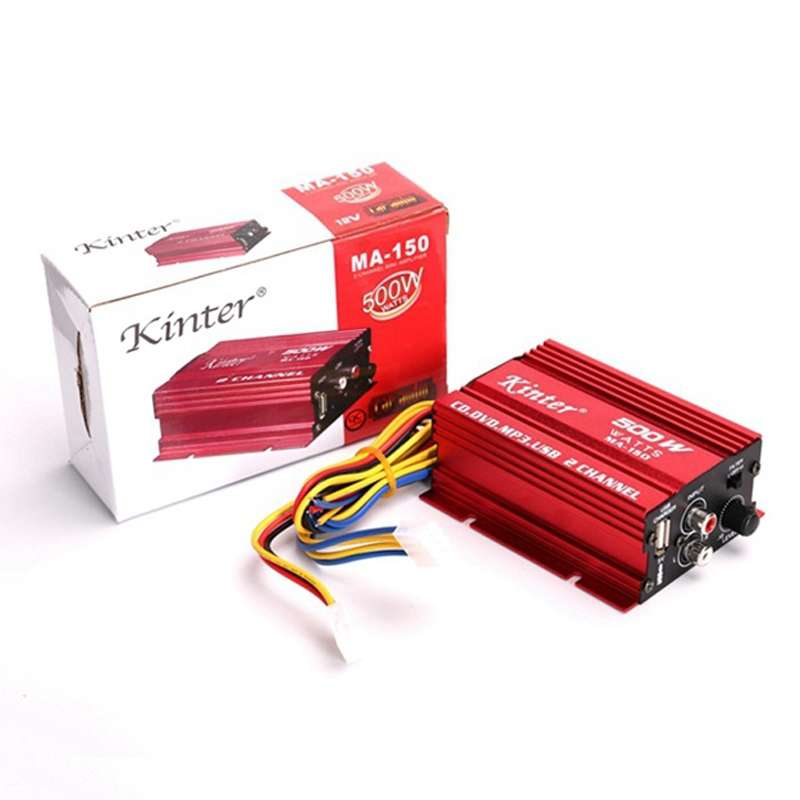 Kinter MA-150 Car Audio / Video 12V 2.0 Channel Mini Amplifier