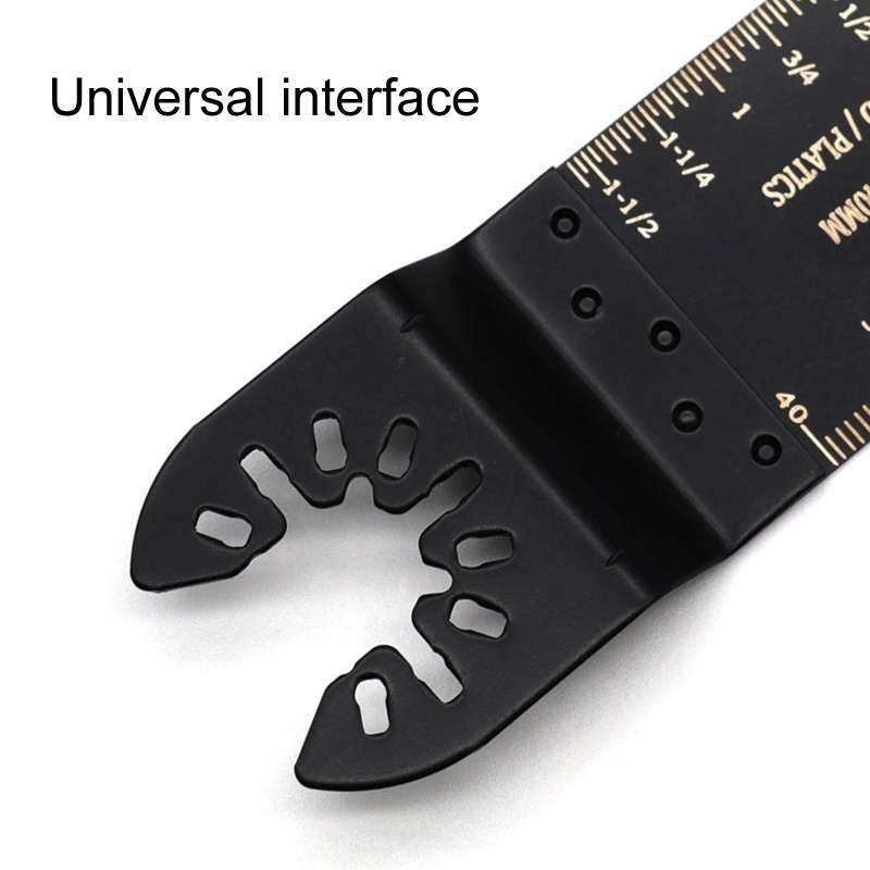 2pcs Trimmers High Carbon Steel Straight Saw Blade For Multi Tool, Style: 45mm Fine Teeth