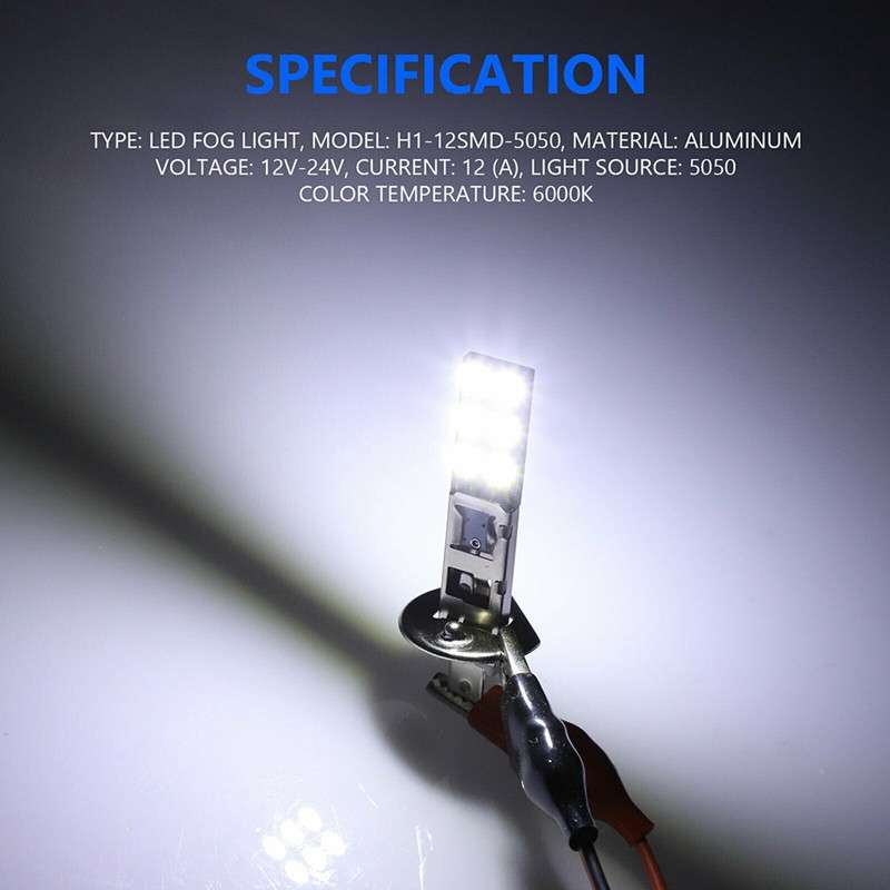 55W Automotive LED Bulbs High Brightness Fog Light(H3)