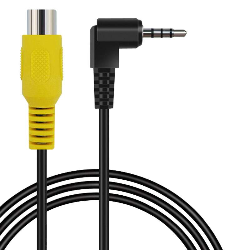 2.5mm 2pcs Stereo Four Section to RCA Female Car Navigation Video Cable
