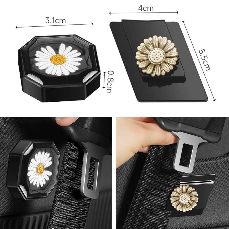 Car Seat Belt Limiter Anti-collision Shaking Abnormal Noise Stabilizer, Specifications: Magnet Type