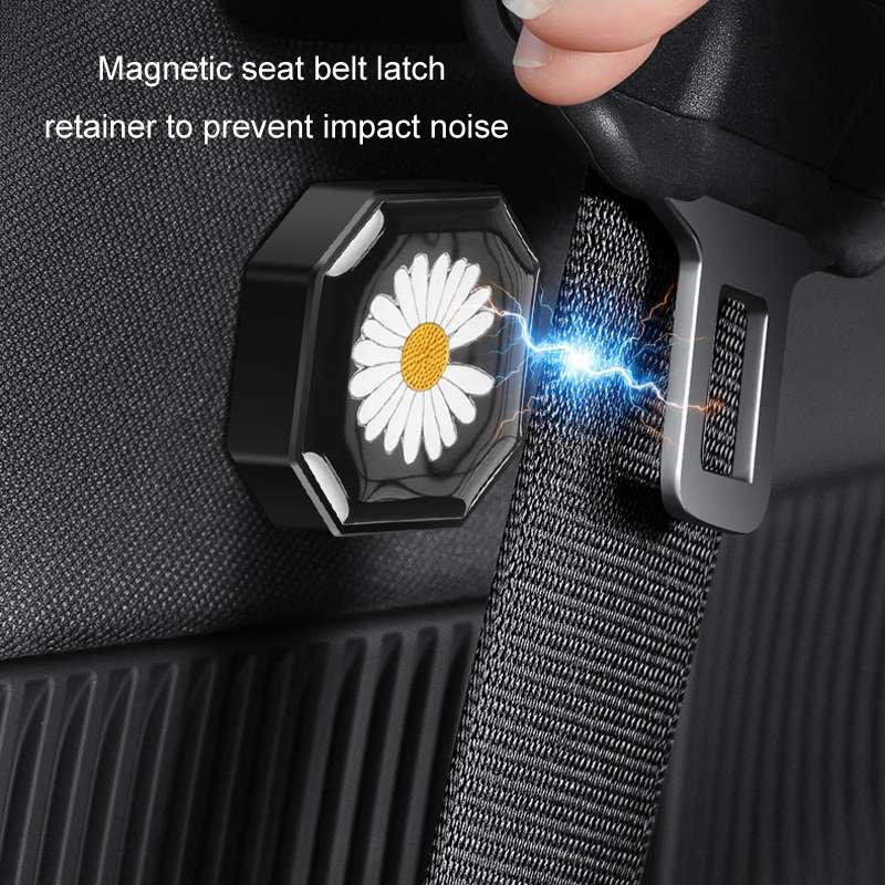 Car Seat Belt Limiter Anti-collision Shaking Abnormal Noise Stabilizer, Specifications: Magnet Type