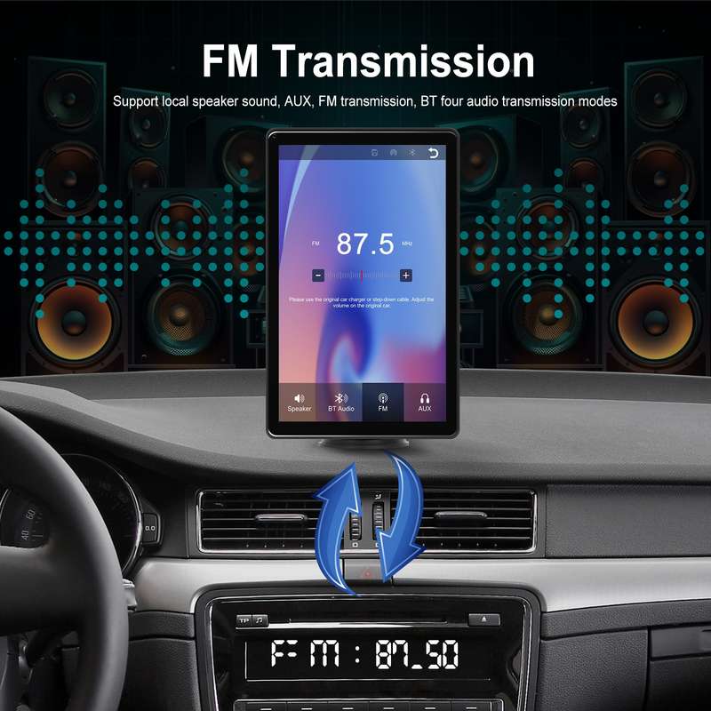8-inch Car Full Touch Screen Player Supports Horizontal and Vertical CarPlay / Android Auto, Spec: S