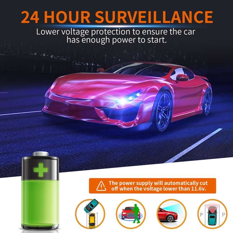 12V to 5V Universal Car Driving Recorder Power Supply Voltage Reduction Line(Micro)