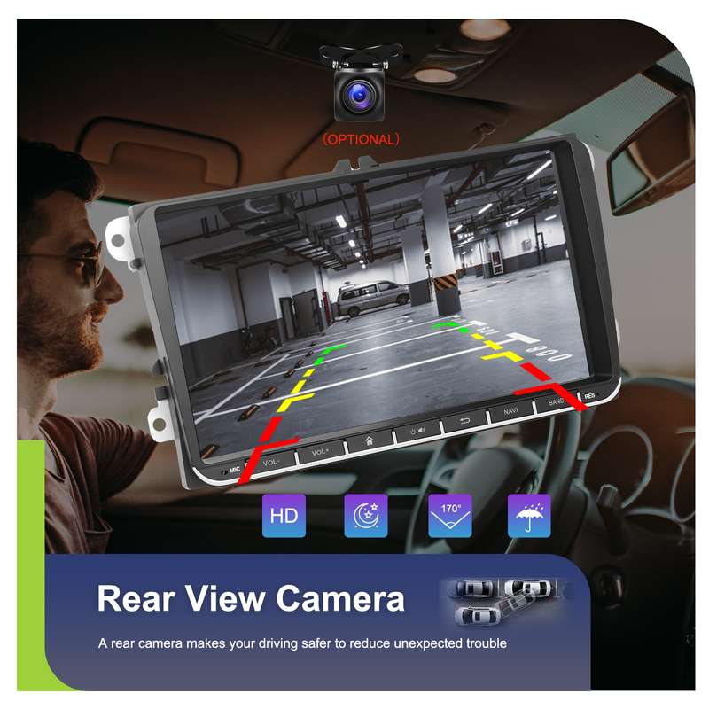 7-inch For Volkswagen 4+64G Multimedia Player Android 13 System