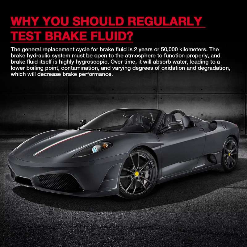 HABOTEST HT663L Motorcycle Vehicle Brake Fluid Moisture Detection Pen