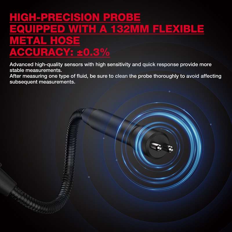 HABOTEST HT663L Motorcycle Vehicle Brake Fluid Moisture Detection Pen