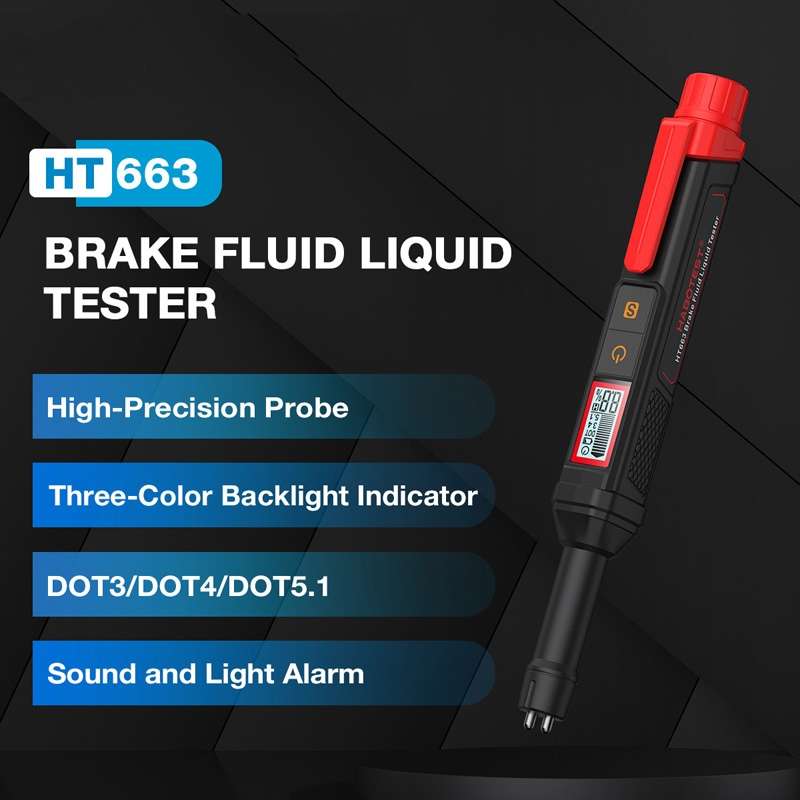 HABOTEST HT663 Motorcycle Vehicle Brake Fluid Moisture Detection Pen