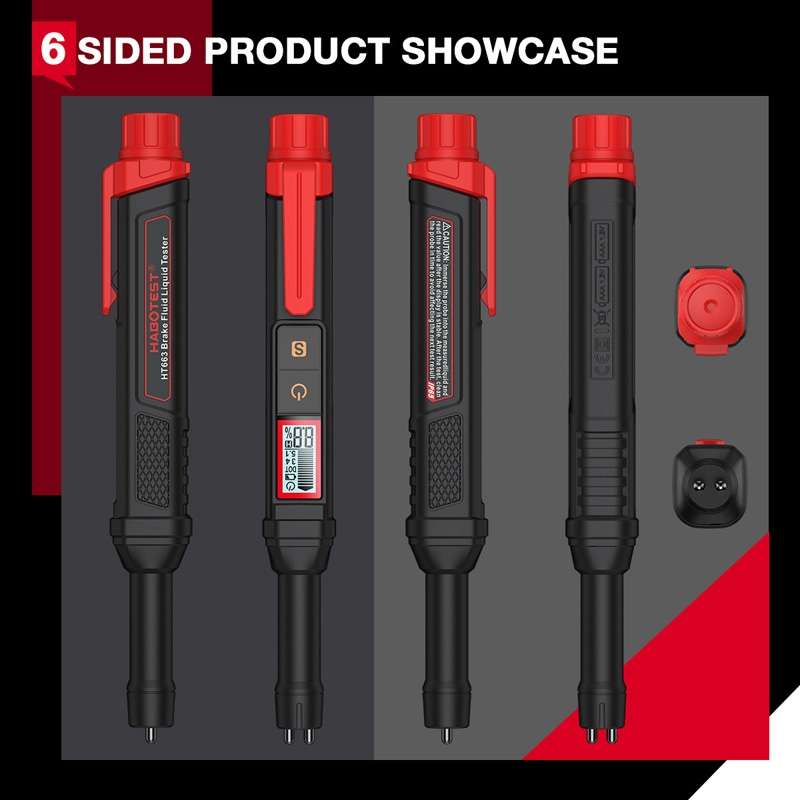 HABOTEST HT663 Motorcycle Vehicle Brake Fluid Moisture Detection Pen