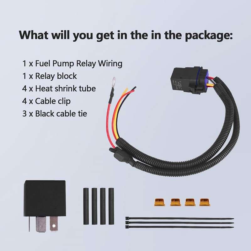 For Jeep / Dodge / Chrysler Vehicle Fuel Pump Relay Wiring Harness Kit