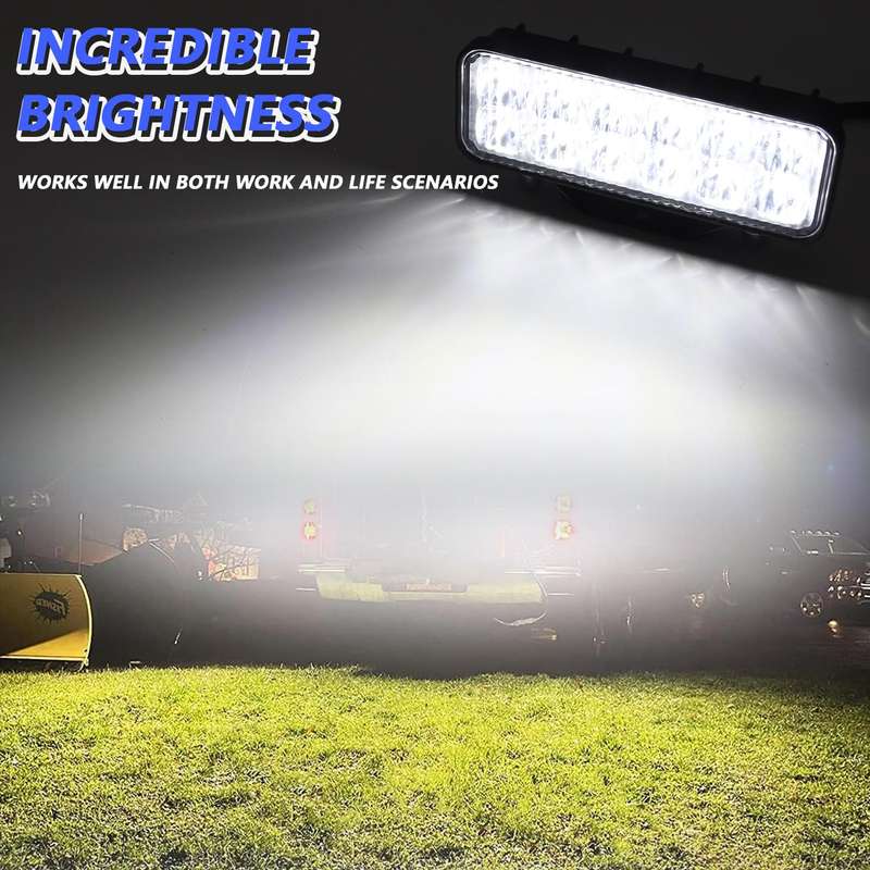 6-Inch Flood Mixed Luminous Anti-Glare Lens Long Strip Light(X1)
