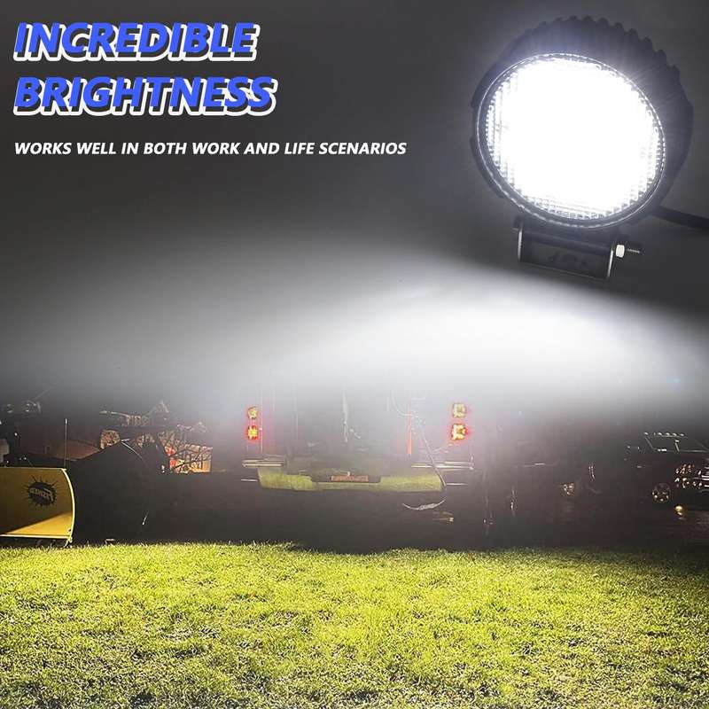 4 Inch Flood-Surface Mixed Luminous Anti-Glare Lens Round Light(D0084)