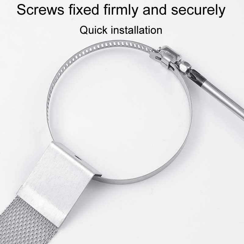 Car Triangle Night Reflective Static Eliminator Metal Grounding Strip(Silver)