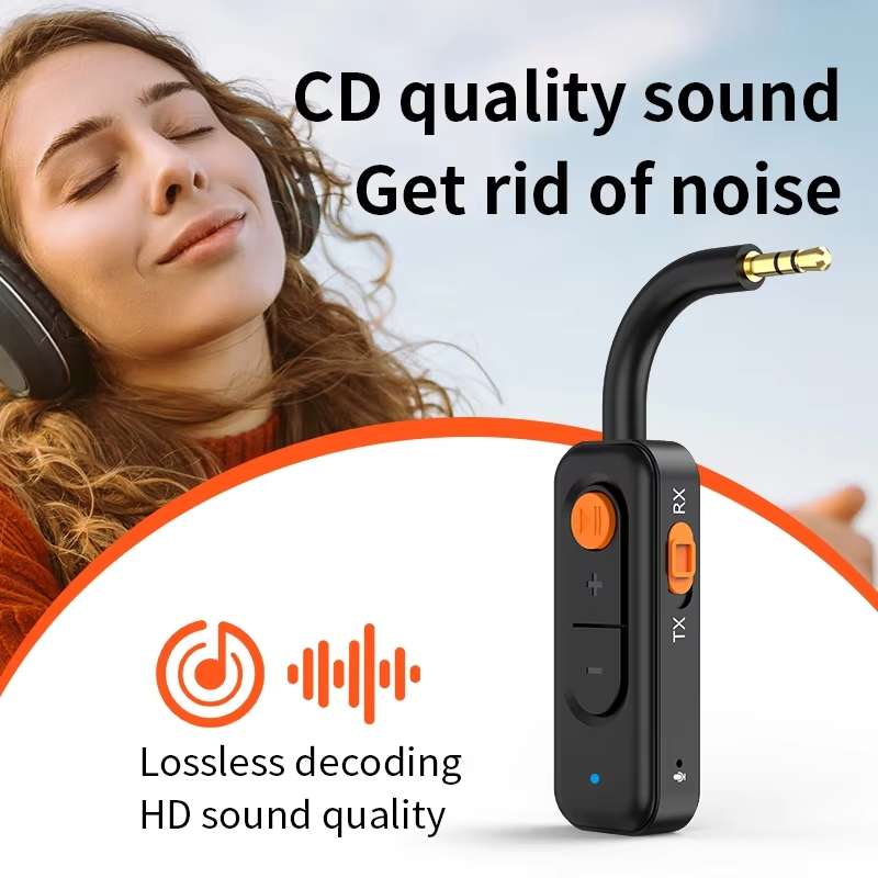 3-in-1 Receiver Bluetooth Transmitter with Call Aux Car Bluetooth Adapter