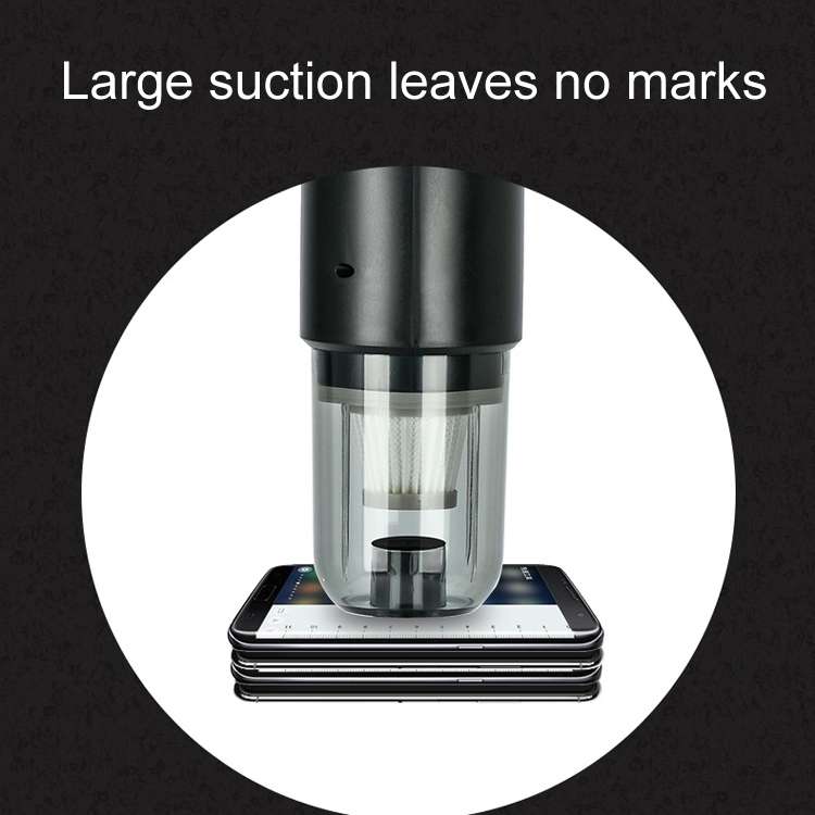 Wireless Car-mounted High-power Suction Handheld Vacuum Cleaner, Color: White 7.4V