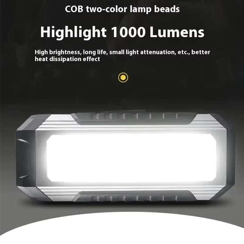 E-SMARTER KXK586 Flat Work Light LED Work Auto Repair Light USB Rechargeable Repair Light With Magne