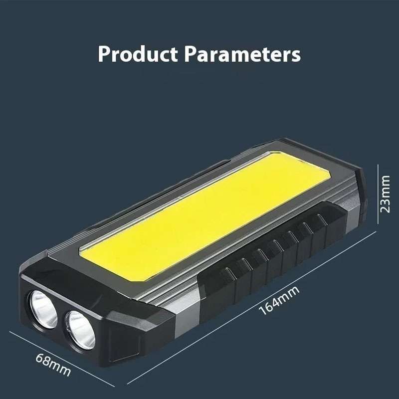 E-SMARTER KXK586 Flat Work Light LED Work Auto Repair Light USB Rechargeable Repair Light With Magne