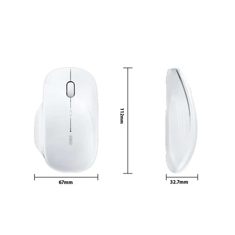 Inphic M1 2nd Generation Wireless Mice Rechargeable Mute Business Office Home Laptop Mouse, Color: 2