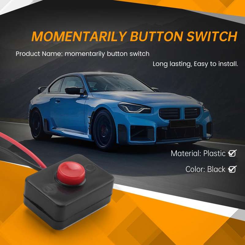 Car Circuit Wire Horn Small Switch Button(1305)