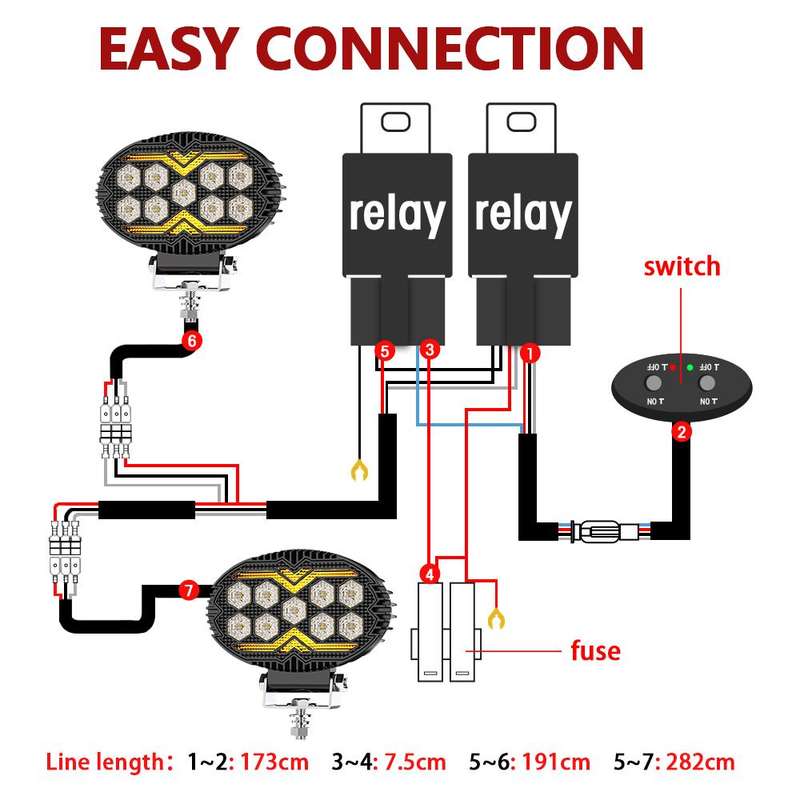 5.5 Inch Elliptical Hybrid Luminous Seagull Angel Eye Car Work Light(X17)