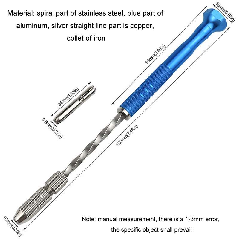 Mini Hand Drill Tool Semi-automatic Hole Drill Punching Machine For Arts And Crafts Jade Hole Punchi
