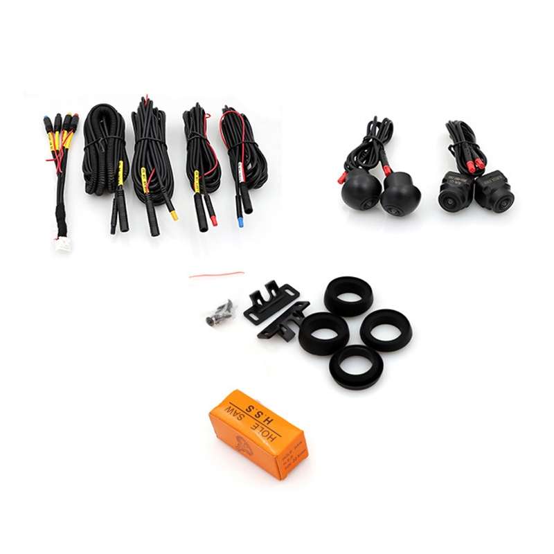 3D AHD1080P Switch 720P 360 Degree Panoramic Camera Imaging System Vehicle Camera(Cross-border Versi