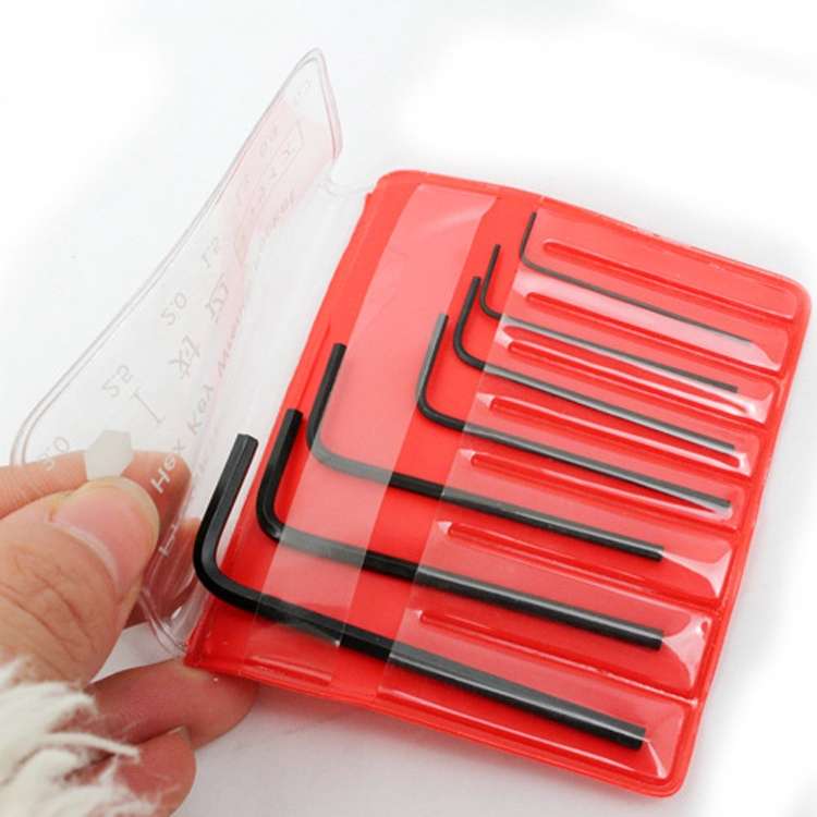 ProsKit 7pcs /Set 0.7mm - 3mm Mini Hex Key Set L Shaped Hexagon Pocket Tool