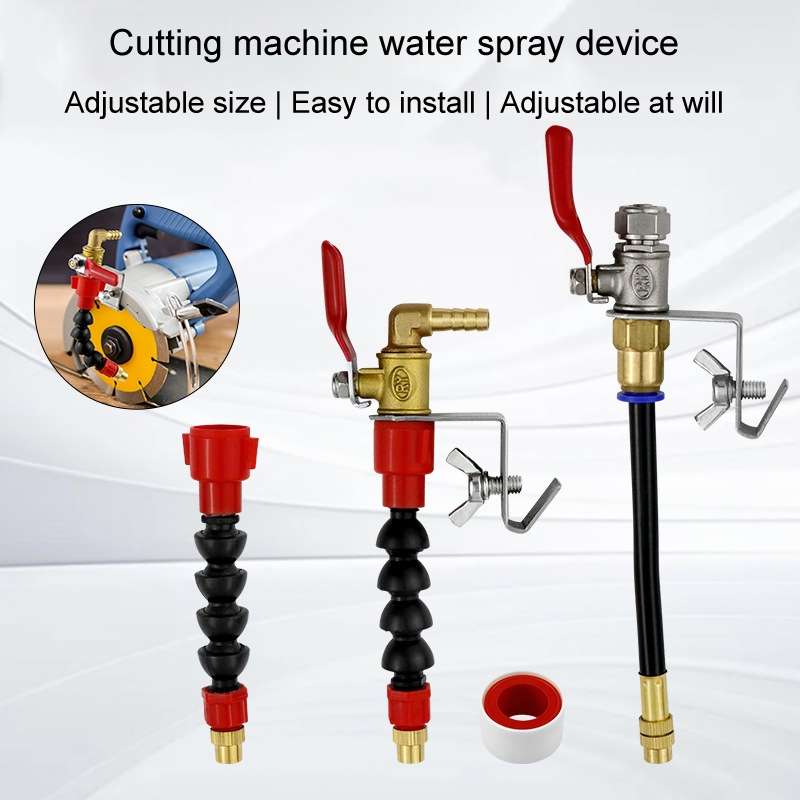 Angle Grinder Marble Cutting Machine Water Filling / Spraying Device Cooling Dusting Dust Spray Nozz