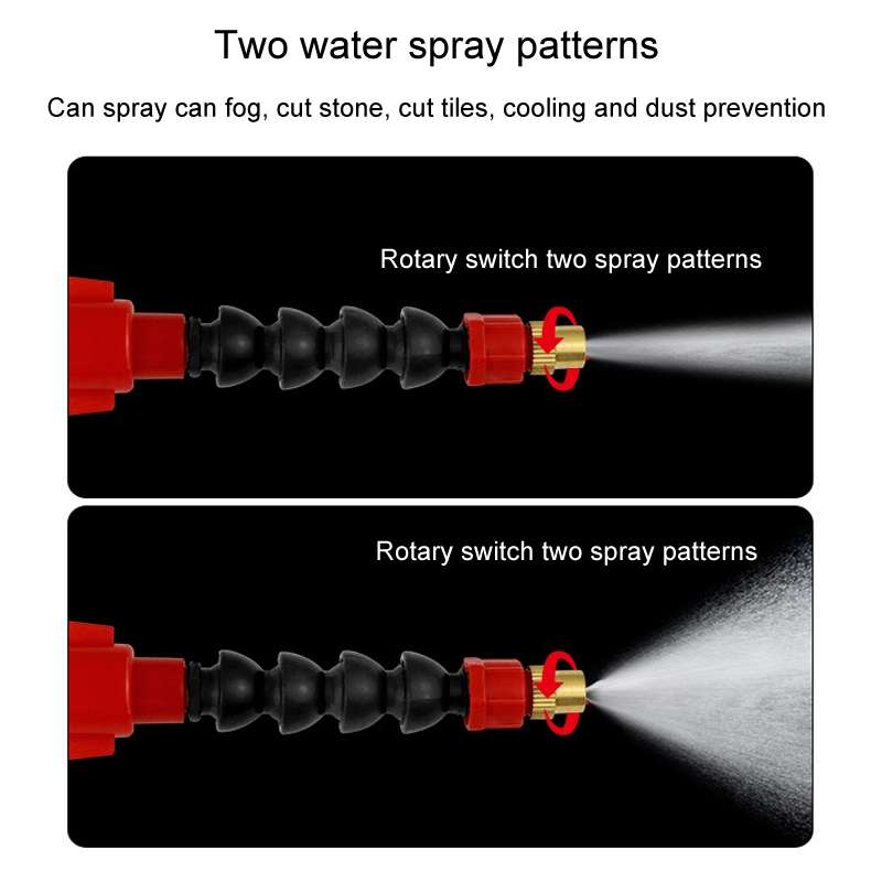 Angle Grinder Marble Cutting Machine Water Filling / Spraying Device Cooling Dusting Dust Spray Nozz