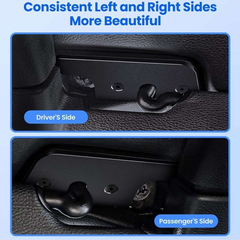Car Sun Visor Repair Kit For Jeep Wrangler JK2018 / Wrangler 2018-2023 / Gladiator 2020-2023(Black)