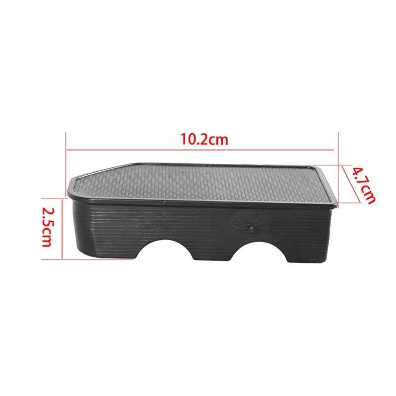 1pair Rear Tailgate Hole Plug Cover Modification Accessories For Chevrolet Silverado 2019-2021(Black