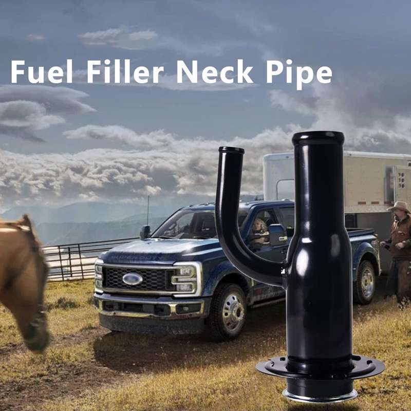 Car Fuel Tank Filler Pipe For Ford F-350 / F-450 / F-550 Super Duty 6.0L Fuel Engine 2005-2007(Black