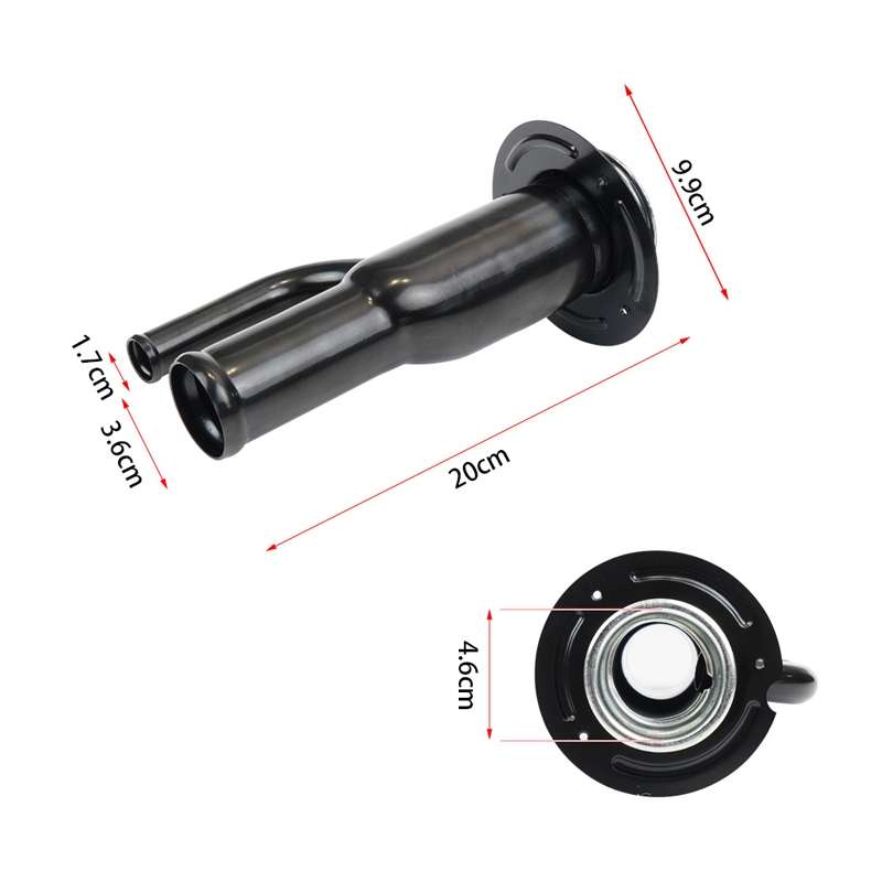 Car Fuel Tank Filler Pipe For Ford F-350 / F-450 / F-550 Super Duty 6.0L Fuel Engine 2005-2007(Black