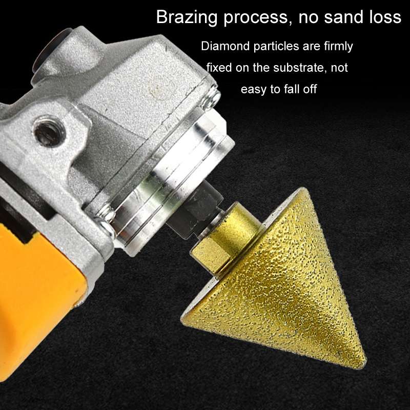 Diamond Chamfering Machine Conical Grinding Bit Tile Marble Quartz Drilling Hole Reamer Angle Grinde