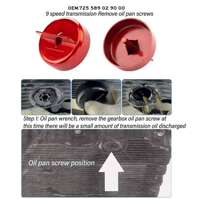 9-speed Oil Level Check Adjustment Gearbox Oil Change Tool(4pcs /Set)