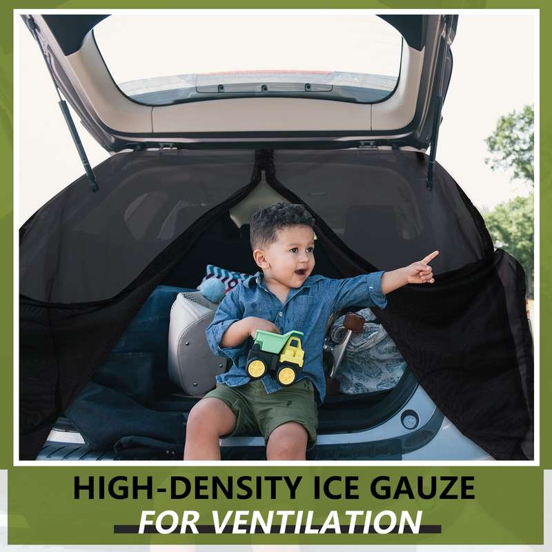 Car Rear Trunk Ventilation Shade Anti-mosquito Screen Cover, Size: L(Set)