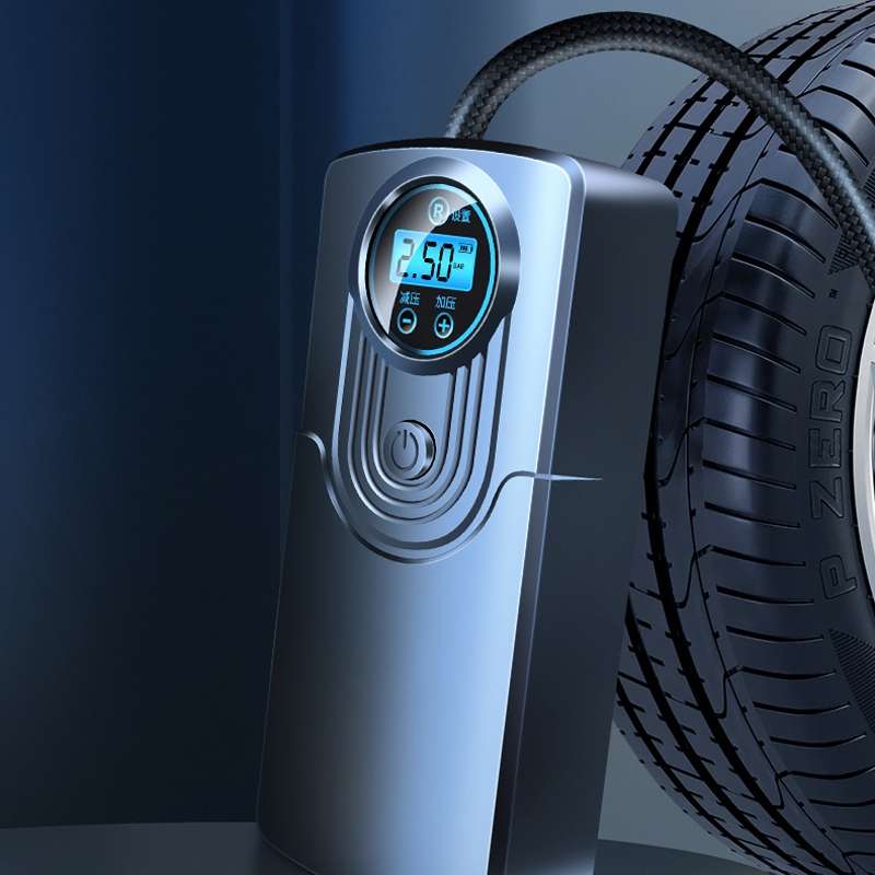 Car Portable Mini Digital Display High Power Multifunctional Inflatable Pump, Model: Wireless