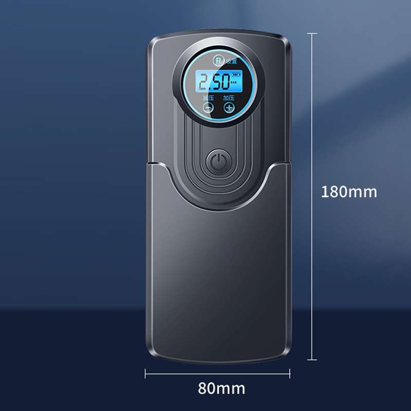 Car Portable Mini Digital Display High Power Multifunctional Inflatable Pump, Model: Wireless