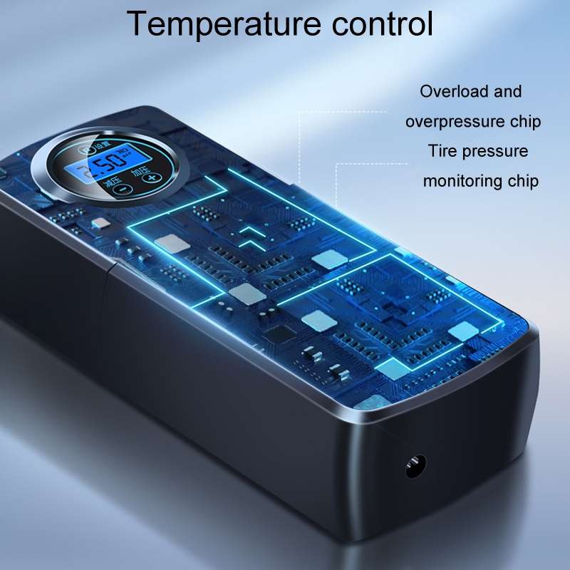 Car Portable Mini Digital Display High Power Multifunctional Inflatable Pump, Model: Wireless