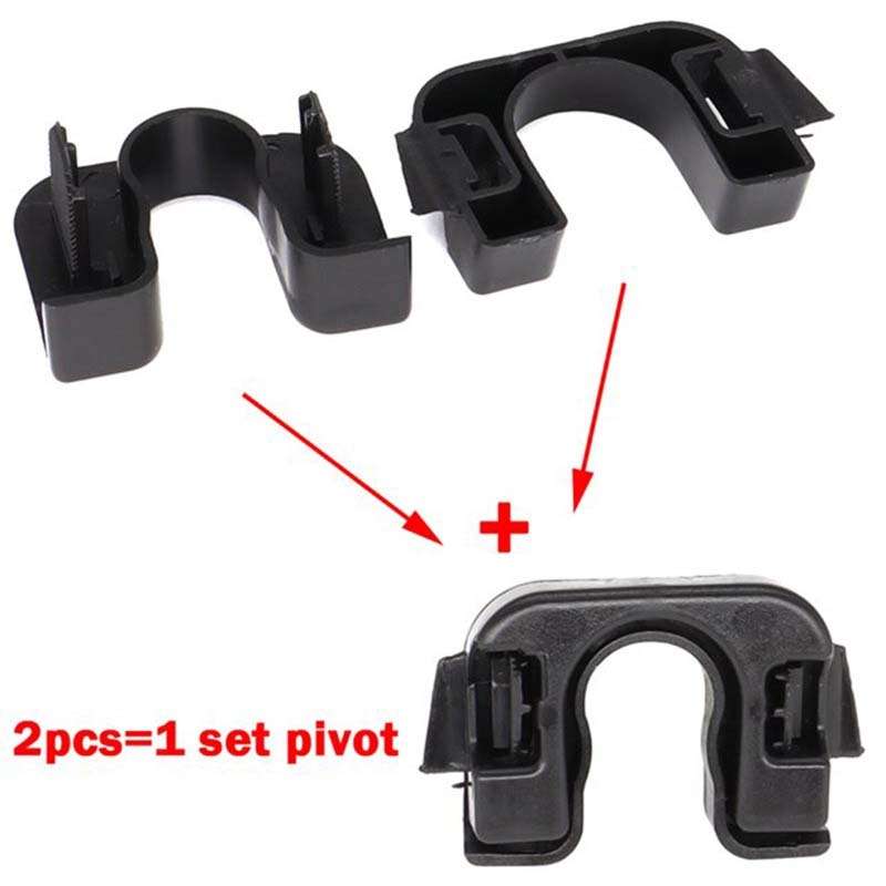 2pcs / Set For Ford Focus / Mondeo / Fiesta / C-Max Car Trunk Lid Clip Holder